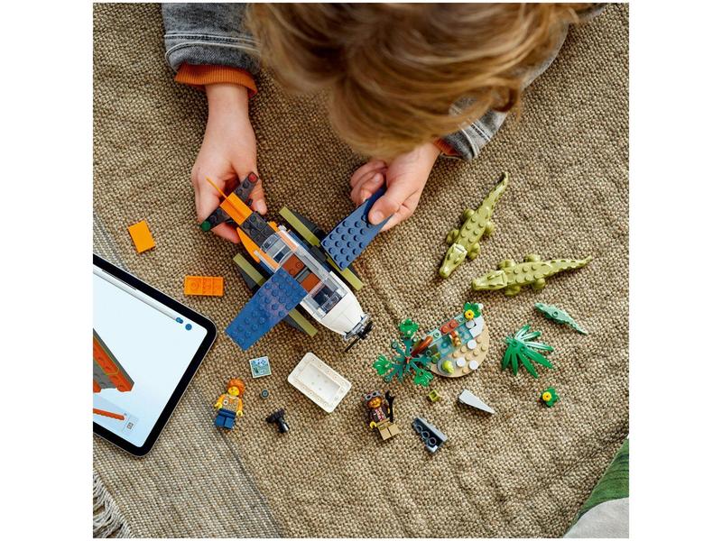 LEGO City Hidroavião Explorador da Selva 177 Peças 6+ 60425